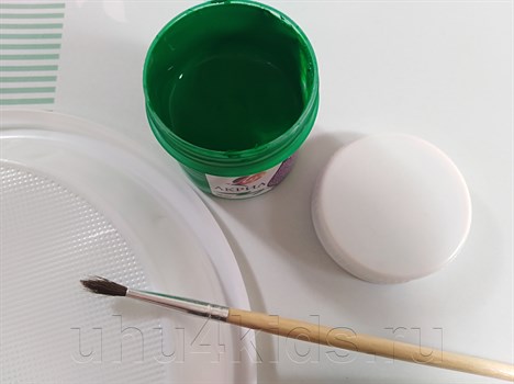 Тарелка керамическая белая для росписи и декупажа 21 см